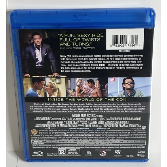 Focus - Blu-ray And DVD. Pre-Owned. Played & Tested. - Picture 2 of 3